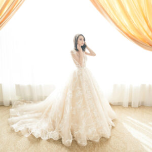 Column or sheath gowns