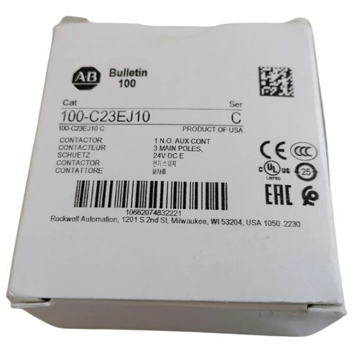Allen Bradley Contactor Aux Cat 100-c23ej10