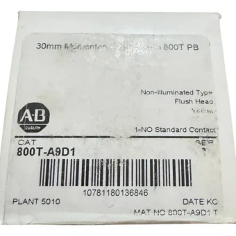 Allen Bradley 800t-a9d1 Pulsador Amarillo Al Ras Cabeza Amarillo