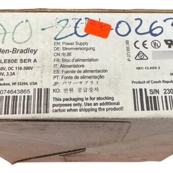 Allen Bradley 1606-xle80e Fuente De Alimentacion