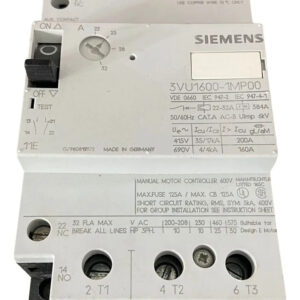 Guardamotor 22-32a Siemens 3vu1600-1mp00 50/60hz