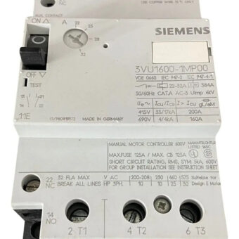 Guardamotor 22-32a Siemens 3vu1600-1mp00 50/60hz