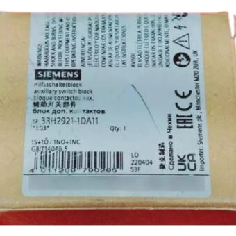 Siemens 3rh2921-1da11 Bloque De Contactos