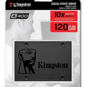 Disco Sólido 120gb Ssd Kingston A400 Sata3 500mb/s Pc Gamer Color Negro Gris Oscuro