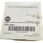 Pulsador Allen Bradley 800t-a6d1. Rojo