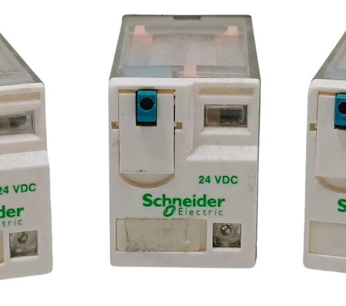 Lote De 3 Pz. Rxm2ab2bd Telemec Miniature Relay 2 Co With