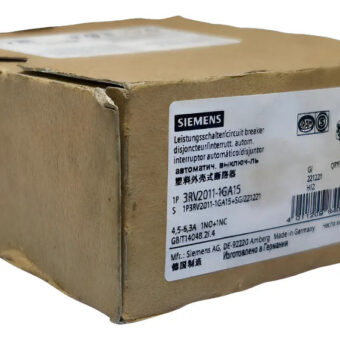 3rv2011-1ga15 Siemens Guardamotor 4.5-6.3a S00 1na-1nc 60