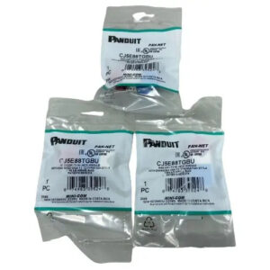 Panduit Cj5e88tgbu 3pz Mini-com Azul