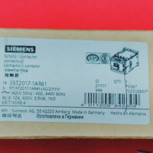 Siemens 3rt2017-1ar61 Contactor 12amps B-440vac S00 C-1na