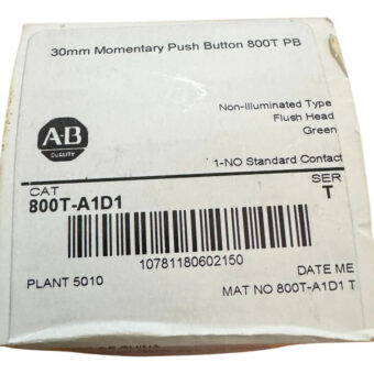 Nuevo En Caja Allen Bradley 800t-a1d1 Ser. T Verde Al Ras Bo Verde