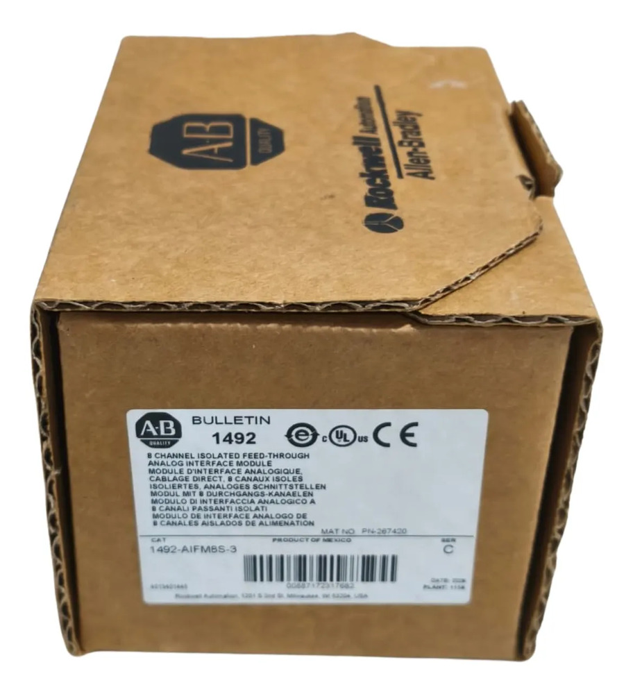 Allen Bradley 1492-aifm8s-3 Analog Interface Module 0-132vac - Imagen 2
