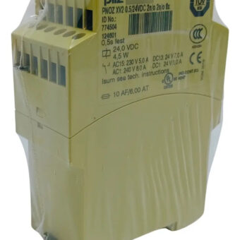 774504 Pnoz-xv2-05 Relé Tiempo De Seguridad Pilz 0,5