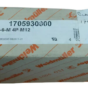 Weidmuller 1705930000 Sai-6-m 4p M12 Beige