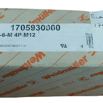Weidmuller 1705930000 Sai-6-m 4p M12 Beige