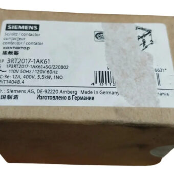 Contactor De Potencia 3rt2017-1ak61 Siemens
