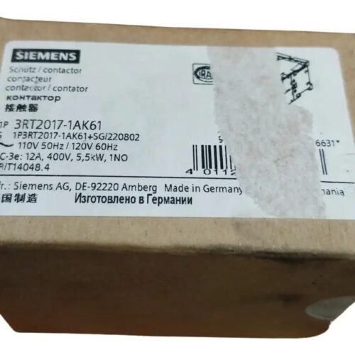 Contactor De Potencia 3rt2017-1ak61 Siemens