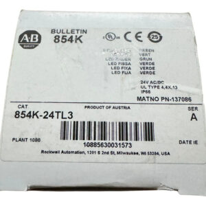 Allen Bradley 854k-24tl3 Stack Light Light Module Steady Led