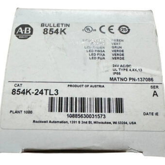 Allen Bradley 854k-24tl3 Stack Light Light Module Steady Led