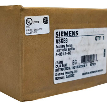 Siemens Aske3 Auxiliary Switch
