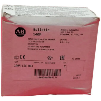 140m-c2e-b63 Allen-bradley Motor Protection Circuit Breaker