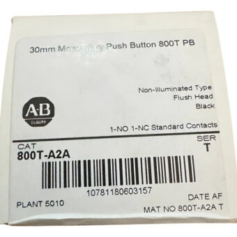Allen-bradley 800t-a2a Push Button Negro