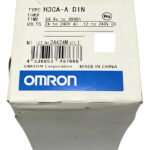 H3ca-a Omron Timer Digital 99.9s-9990hrs 11p 24-240vac/dc