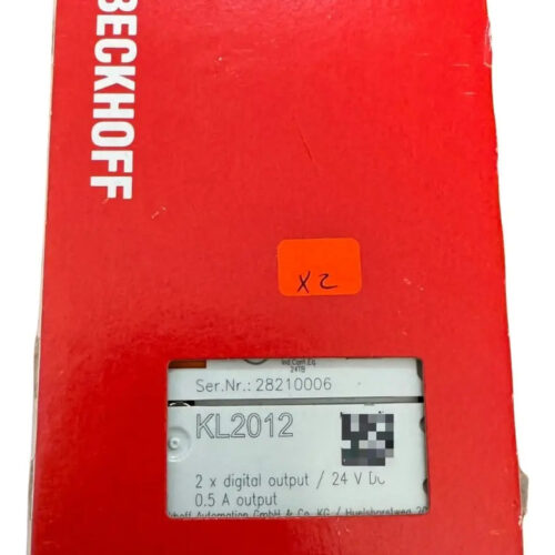 Beckhoff Kl2012 Digital Output Module 2-channel 24vdc