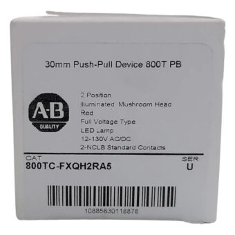 Allen Bradley 800tc-fxqh2ra5 Pull Rojo