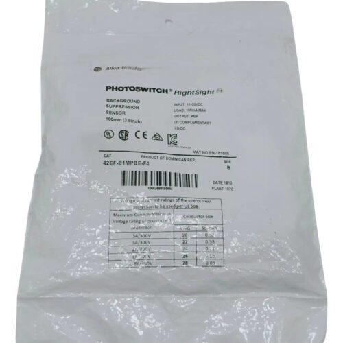 Allen-bradley 42ef-b1mpbe-f4 Background Suppression Sensor