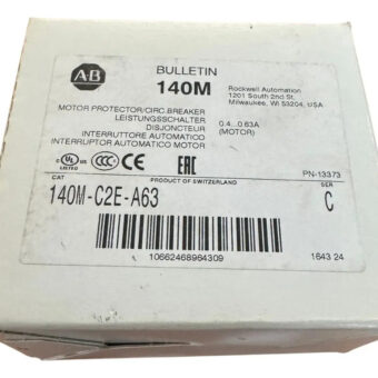 140m-c2e-a63 Allen Bradley Protector De Motor Interruptor