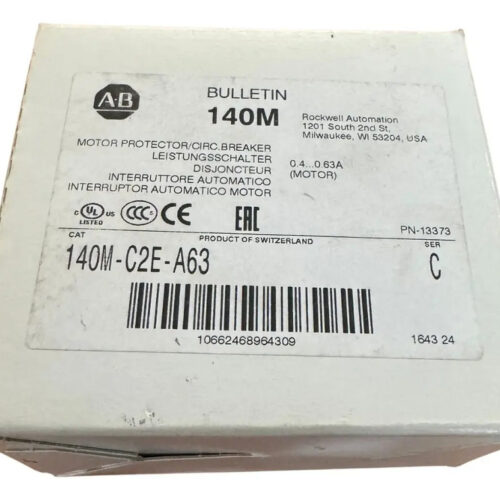 140m-c2e-a63 Allen Bradley Protector De Motor Interruptor