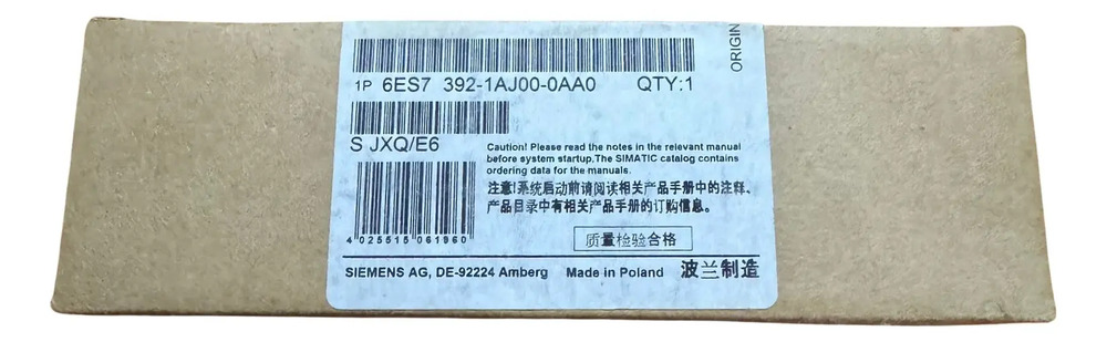 Siemens 6es7 392-1aj00-0aa0 S7-300 Contactos De  Tornillo