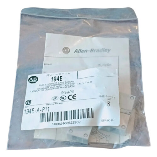 Allen-bradley 194e-a-p11 Bloque Contacto Auxiliar