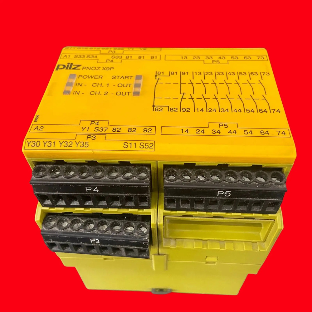777609 Pilz Safety Relay Pnoz X9p 24vdc* - Imagen 3