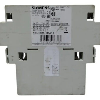 Siemens 3rh1921-1da11 Contacto Auxiliar Lateral Blanco