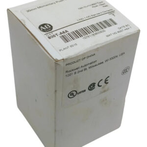 Allen Bradley 800t-a6a Pulsador Rojo Al Ras 1no/1 Nclb Seri