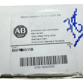 Allen Bradley 800t-hg11b Selector Switch 30.5 Mm 2-position Na