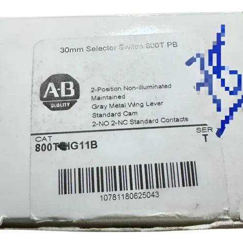 Allen Bradley 800t-hg11b Selector Switch 30.5 Mm 2-position Na