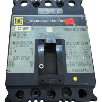 Squarre Fal36020 Molded Case Circuit Breaker