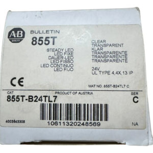 Allen Bradley 855t-b24tl7 70 Mm Stack Lights