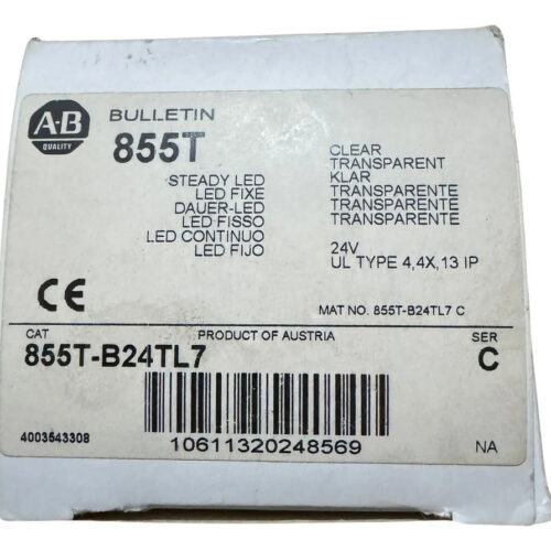 Allen Bradley 855t-b24tl7 70 Mm Stack Lights