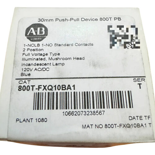 800t-fxq10ba1 Allen-bradley Boton Hongo Ilum. 120vac Push Azul