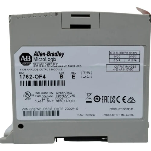 Micrologix 1762-of4 Módulo De Salida Analógica De 4 Canales