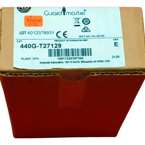 440g-t27129 Allen Bradley Interruptor De Seguridad Guardamot Agua