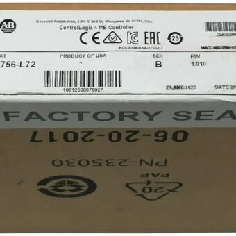 Allen-bradley 1756-l72 Controllogix 5572 Controller 4mb