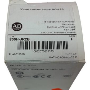 Allen Bradley 800h-jr2b Interruptor Selector, 3 Posiciones,