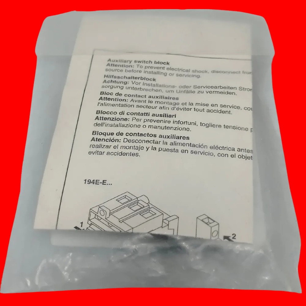 Allen-bradley 194e-a-p11 Bloque De Contacto Auxiliar * - Imagen 3