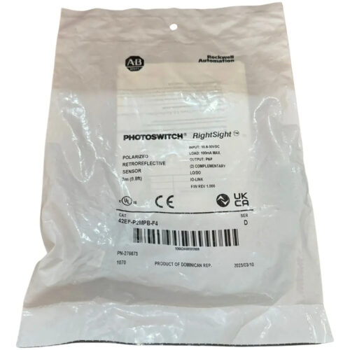Allen Bradley 42ef-p2mpb-f4 Fotosensor Rightsight, Cilíndric