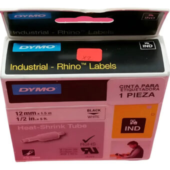 Dymo Pn 18055 Cintas Tubo Termocontraible Rhino 12mm X 1.5m Black