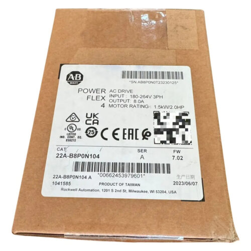 Power Flex 22a-b8p0n104. 1.5kw / 2hp. 200-240 Vca. Allen B